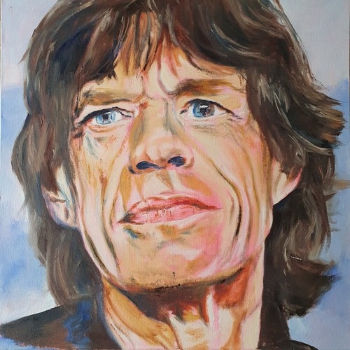Mick jagger rolling - mick, stones'