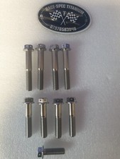 KTM 250 SX SX-F SXF 2010-25  TITANIUM TRIPLE CLAMP BOLTS PLAIN OR DRILLED HEADS