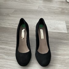 XTI Tentations Ladies Girls Black Court Shoes UK Size 4