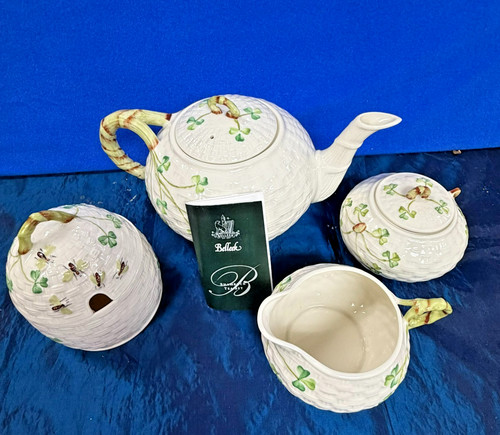New belleek ireland tea set - belleek,