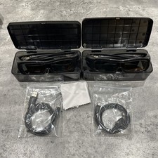 Panasonic 3D Glasses Model TY-EW3D2MA + charging cable + container (2  pairs)