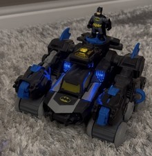 Imaginext Batman DC Transforming Batbot Robot Tank Remote, Discs & Figure Inc.