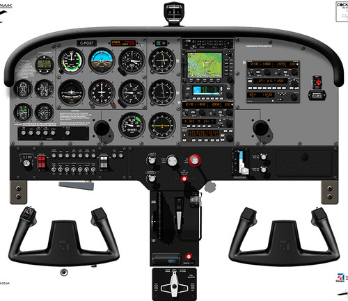 Cessna 172 cockpit - 172,