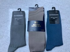M&S Mens Egyptian Cotton Socks