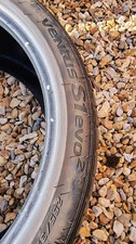 Matching Pair 2x Hankook 255/35R19 96Y Ventus S1 Evo2 Tyres 5/6mm 1 tyre has cut