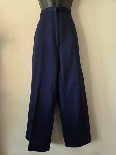 Vintage 70s navy blue wide - navy,