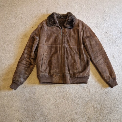 Canda brown leather sheepskin - brown,