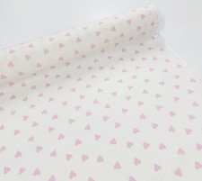 Pink Hearts Cotton Fabric