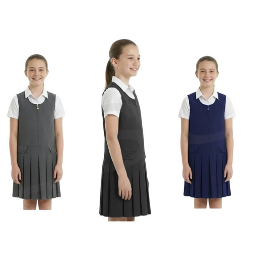 Girls school pinafore dress - pinafore,