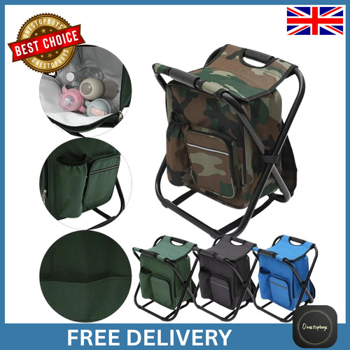 Folding backpack stool - in,