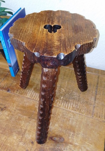 Vintage rustic hand carved - rustic,