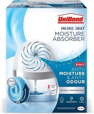 UniBond Aero 360º Moisture Absorber with 1x 450g Refill Tab Damp Dehumidifier