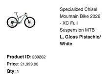 Specialized Chisel Mountain