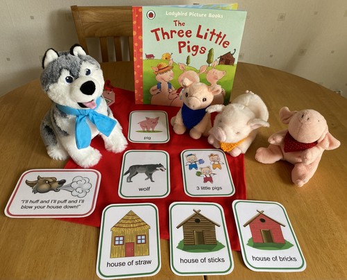 Three little pigs - pigs, story
