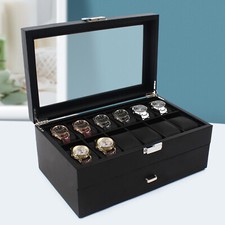 24 Slot Men Watch Display Case