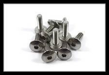 Honda Stainless Motorcycle Fairing Pan Head Allen Key Bolts m6 x 20mm - 10 Pack