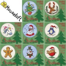 Christmas Cross Stitch Kit Mouseloft Festive Counted CrossStitch Stocking Filler