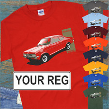 Vauxhall Firenza T Shirt, Personised Plate Classic Car Nine Colours Sizes S-5XL
