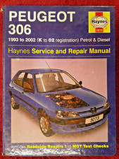 Peugeot 306 (petrol/diesel) Haynes Workshop Manual 1993 - 02. Never been opened!