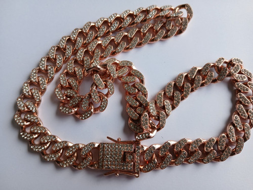 Lovely rose gold tone chunky - lovely,