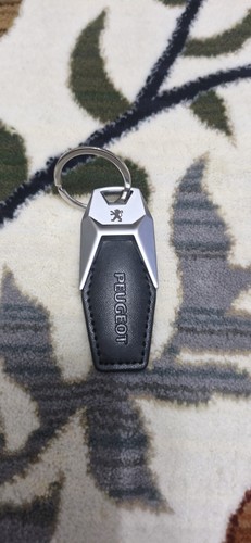 Peugeot leather keyring - peugeot,