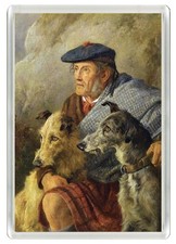 DEERHOUND DOG FRIDGE MAGNET