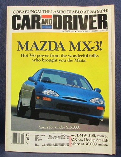 Car and driver magazine aug - car,