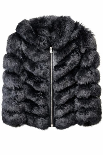 Women real fox - , fur