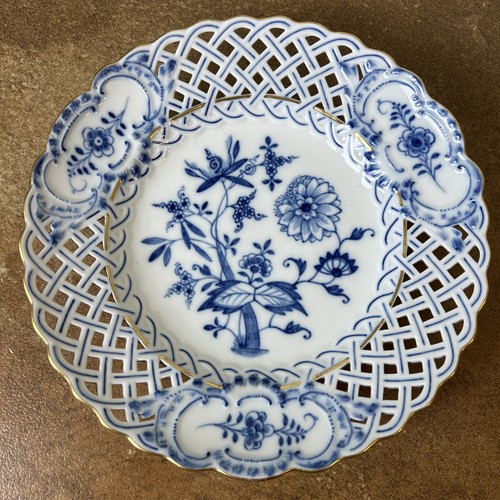 Antique meissen crossed - antique,,