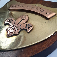 Heavy Wood Brass & Copper