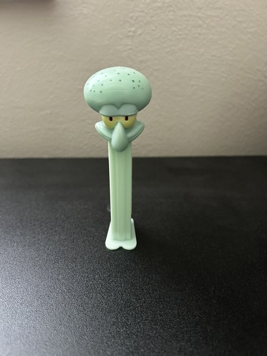 Squidward pez dispenser - squidward,