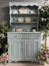 AVAILABLE NOW Lovely professionally upcycled painted vintage Welsh dresser baby