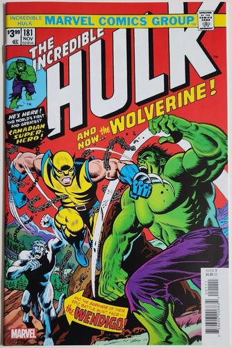 Incredible hulk 181 - 181, facsimile