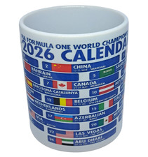F1 2026 Calendar Coffee Mug