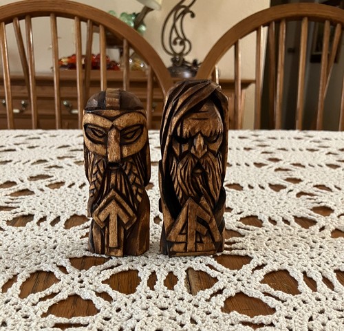 Unbranded carved wood norse - unbranded,