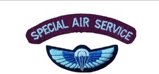 SAS Special Air Service Regiment Cloth Badges. Cold War Era Shoulder/SAS Wing