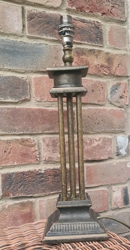 Antique bronze table lamp - antique,
