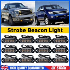 12x 4 LED Amber Recovery