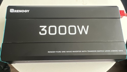 Renogy 3000w 12v 230v pure - 12v, to