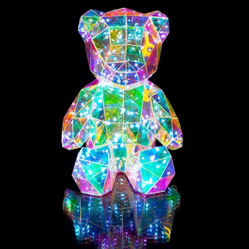 Glow light bear with - up,
