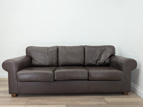 Sofa seat leather brown - sofa,