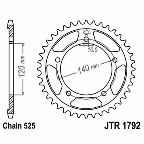 Steel crown teeth - steel,