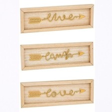 Set Of 3 Live Laugh Love