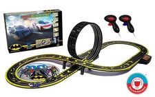 Batman vs Joker Micro Scalextric Race Track Set Battery Powered Slot Car Racing