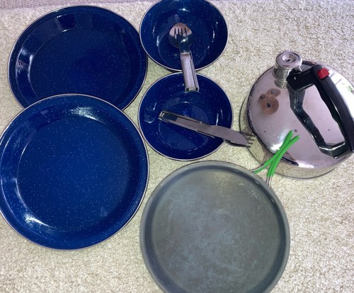 Camping cook table wear - &,