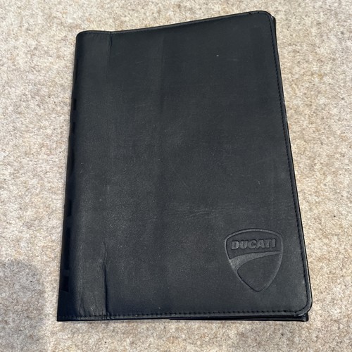 Ducati leather document folder - document,