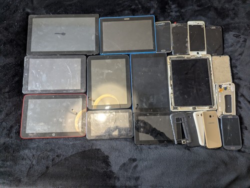 Large job lot tablets - large, phones
