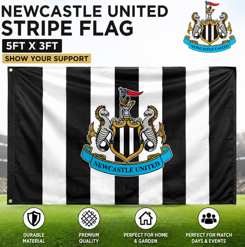 5x3ft newcastle united flag - newcastle,