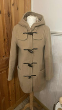 Gloverall Duffle Coat Wool Toggle Fastener Women’s Size 30 Camel  Size  8_10