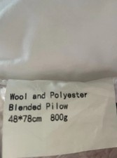 50% WOOL 50% POLYESTER PILLOW